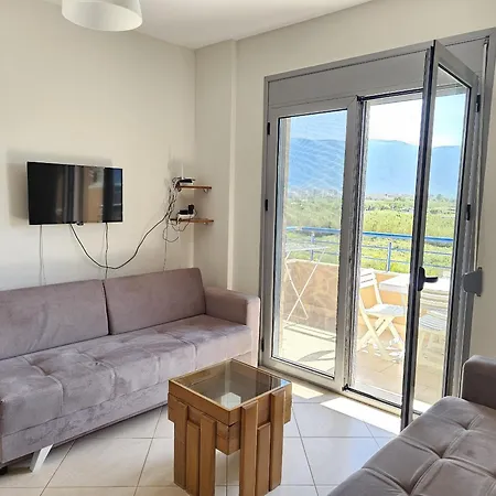 Apartment With Pool View In Rradhime Vlore